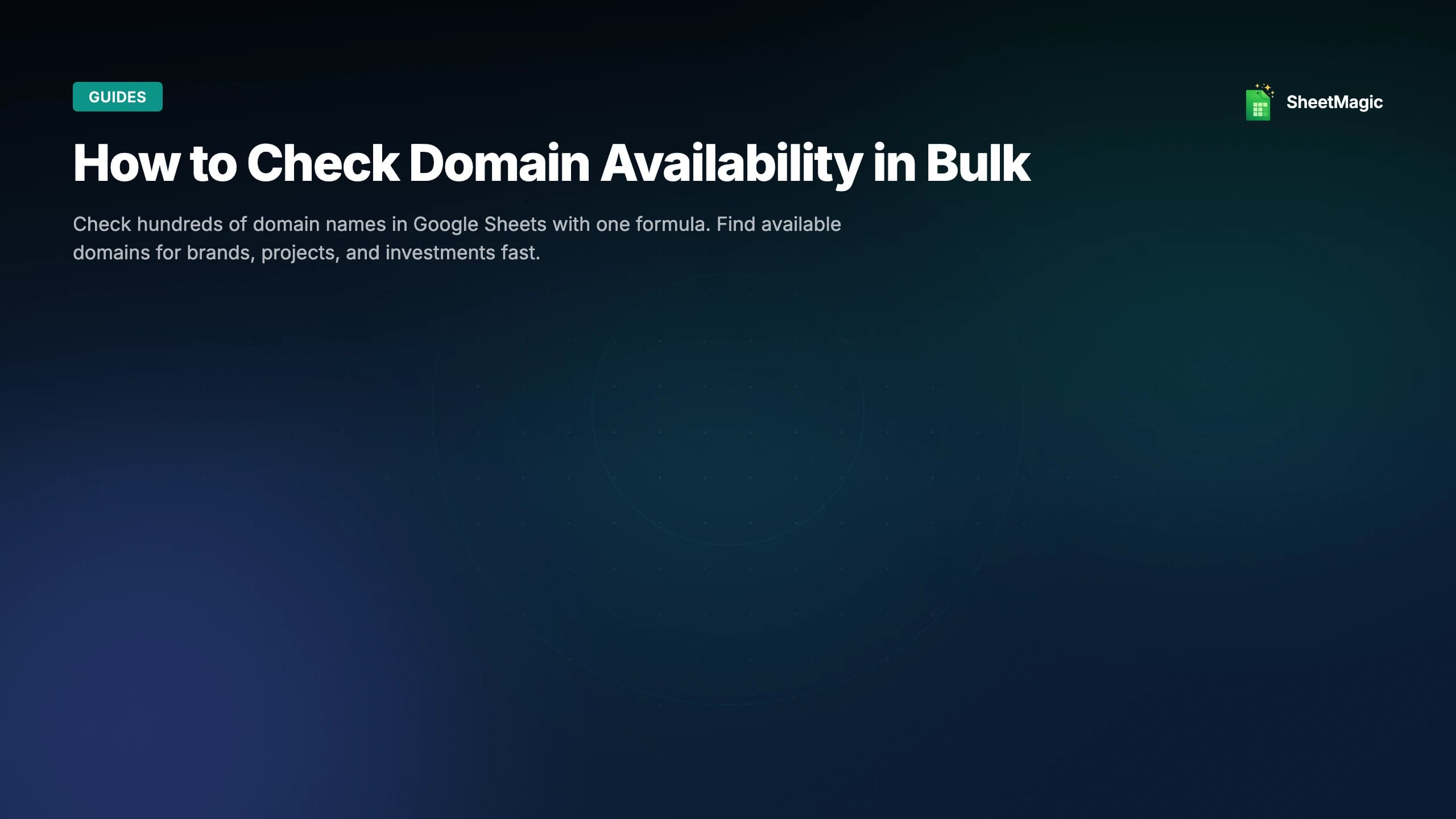 How to Check Domain Availability in Bulk